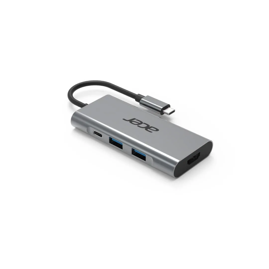 Acer GP.DCK11.00N laptop-dockingstation & portreplikator Kabelgebunden USB 3.2 Gen 1 (3.1 Gen 1) Type-C Silber – Bild 3