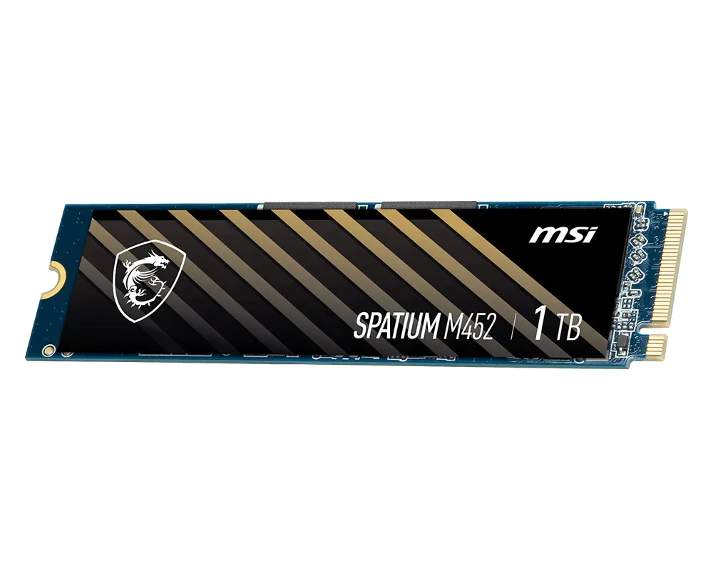 MSI SPATIUM M452 PCIE 4.0 NVME M.2 1TB Internes Solid State Drive PCI Express 4.0 3D NAND – Bild 5