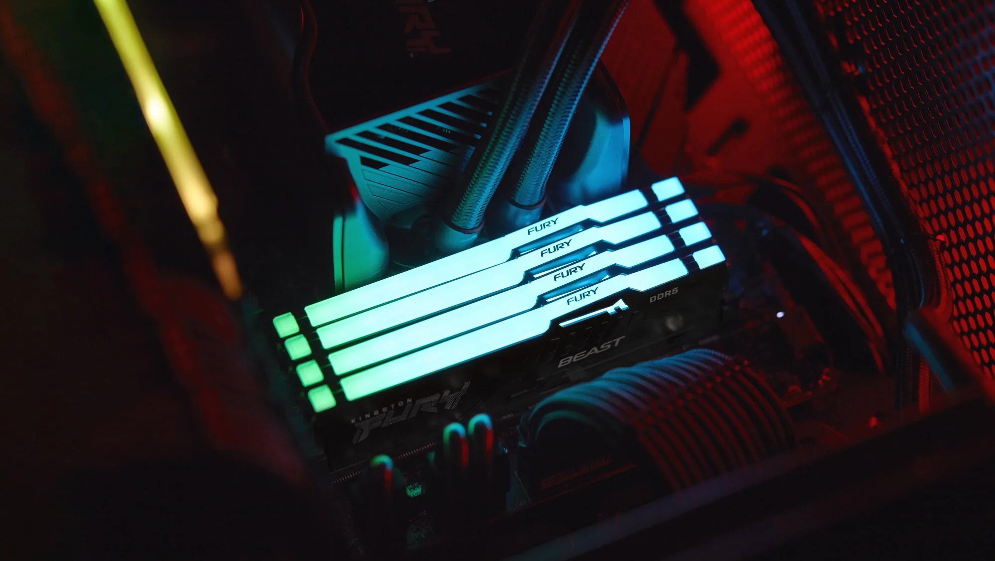 Kingston Technology FURY Beast 64GB 5600MT/s DDR5 CL40 DIMM (2er-Kit) RGB – Bild 5