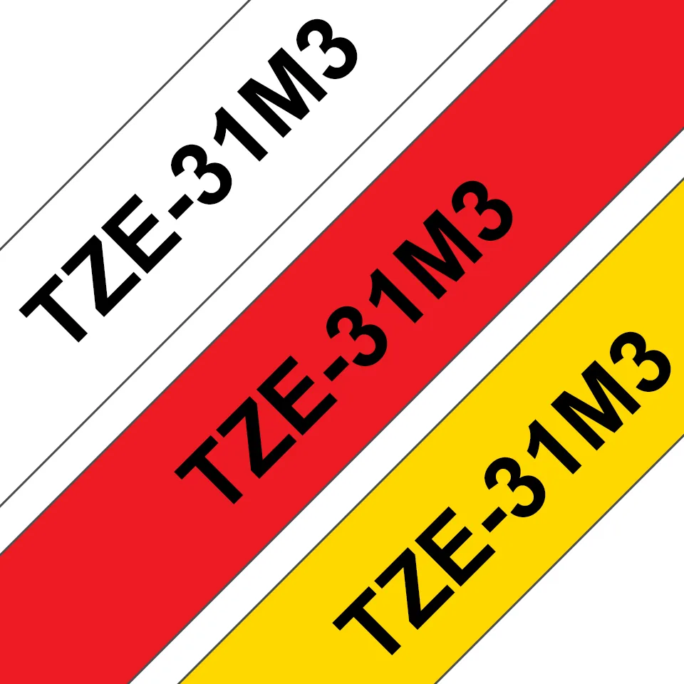 Brother TZE31M3 Etiketten erstellendes Band TZe – Bild 3