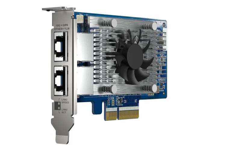 QNAP QXG-10G2T-X710 Netzwerkkarte Eingebaut Ethernet 1000 Mbit/s – Bild 3