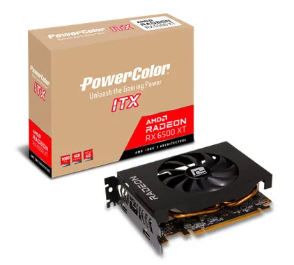 PowerColor Radeon RX6500XT ITX 4 GB GDDR6 HDMI DP