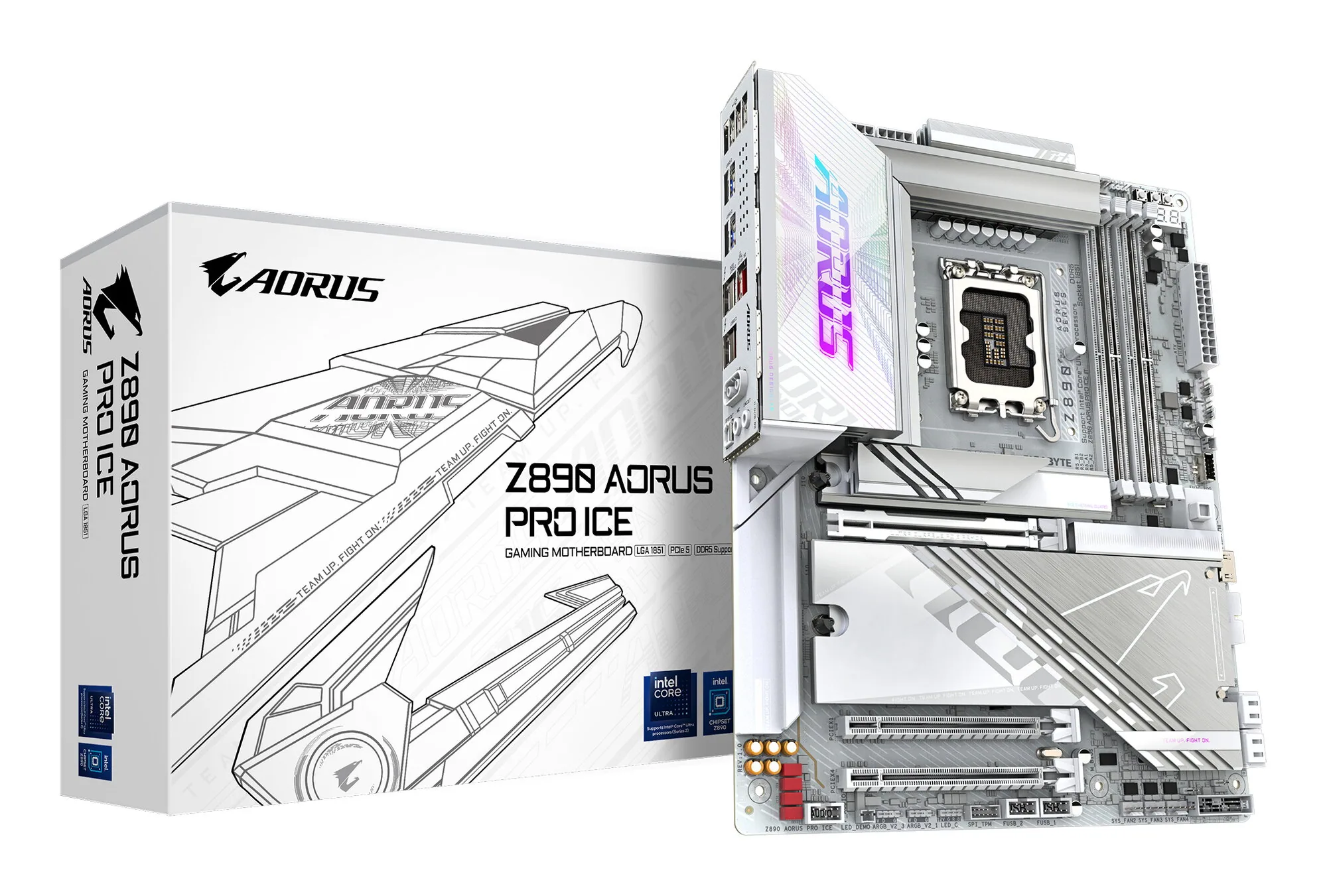 GIGABYTE Z890 AORUS PRO ICE Mainboard – Bild 1