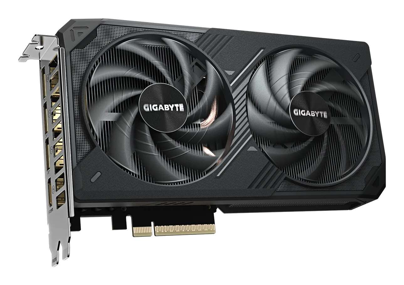 GIGABYTE GeForce RTX 5060 Ti WINDFORCE OC 8G Grafikkarte – 8 GB GDDR7, 128 Bit, PCI-E 5.0, 2587 MHz Kernfrequenz, 3 x DisplayPort, 1 x HDMI, GV-N506TWF2OC-8GD – Bild 3