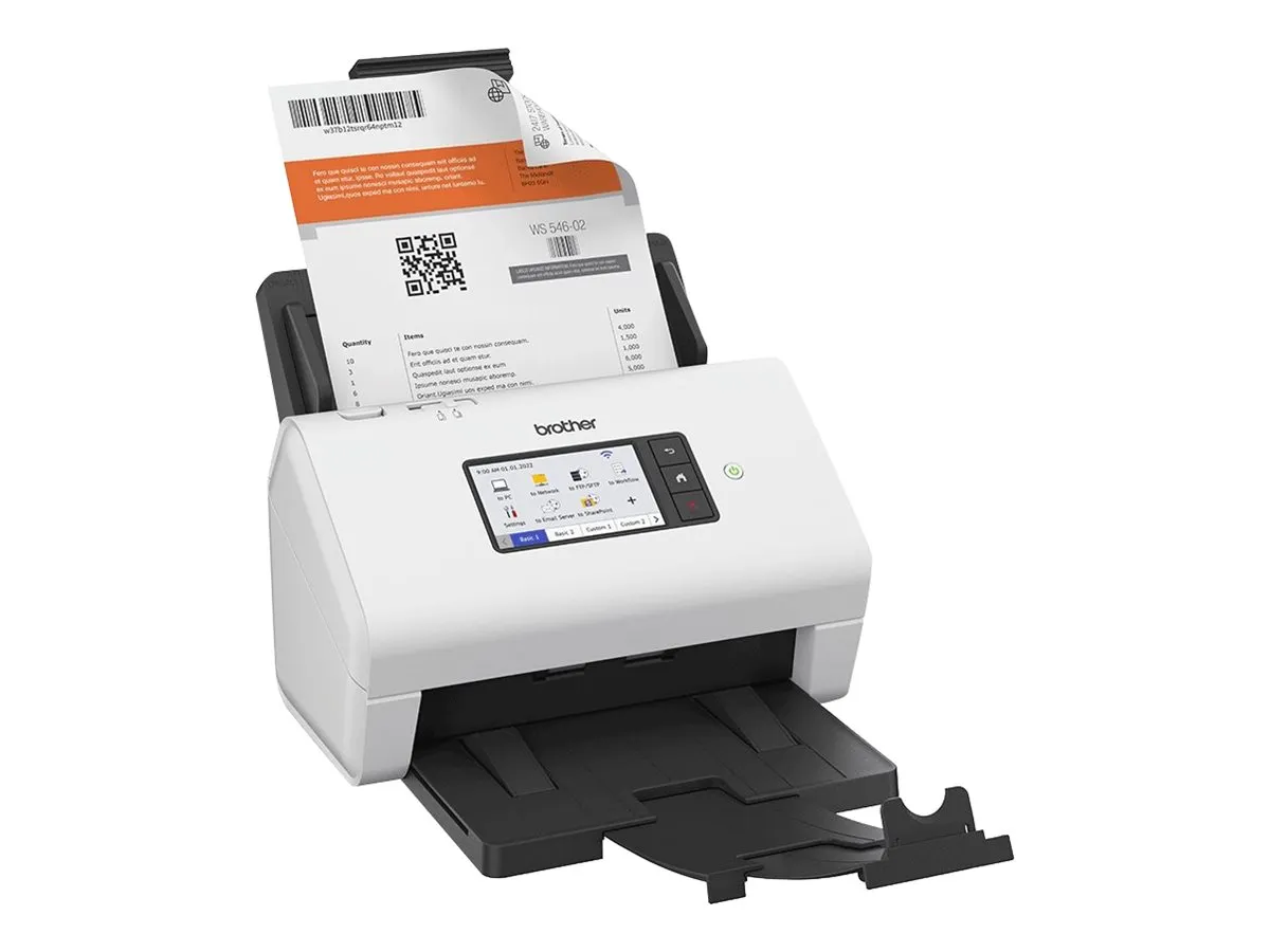 Brother ADS-4900W Scanner ADF + Bogenscanner 600 x 600 DPI A4 Schwarz, Weiß