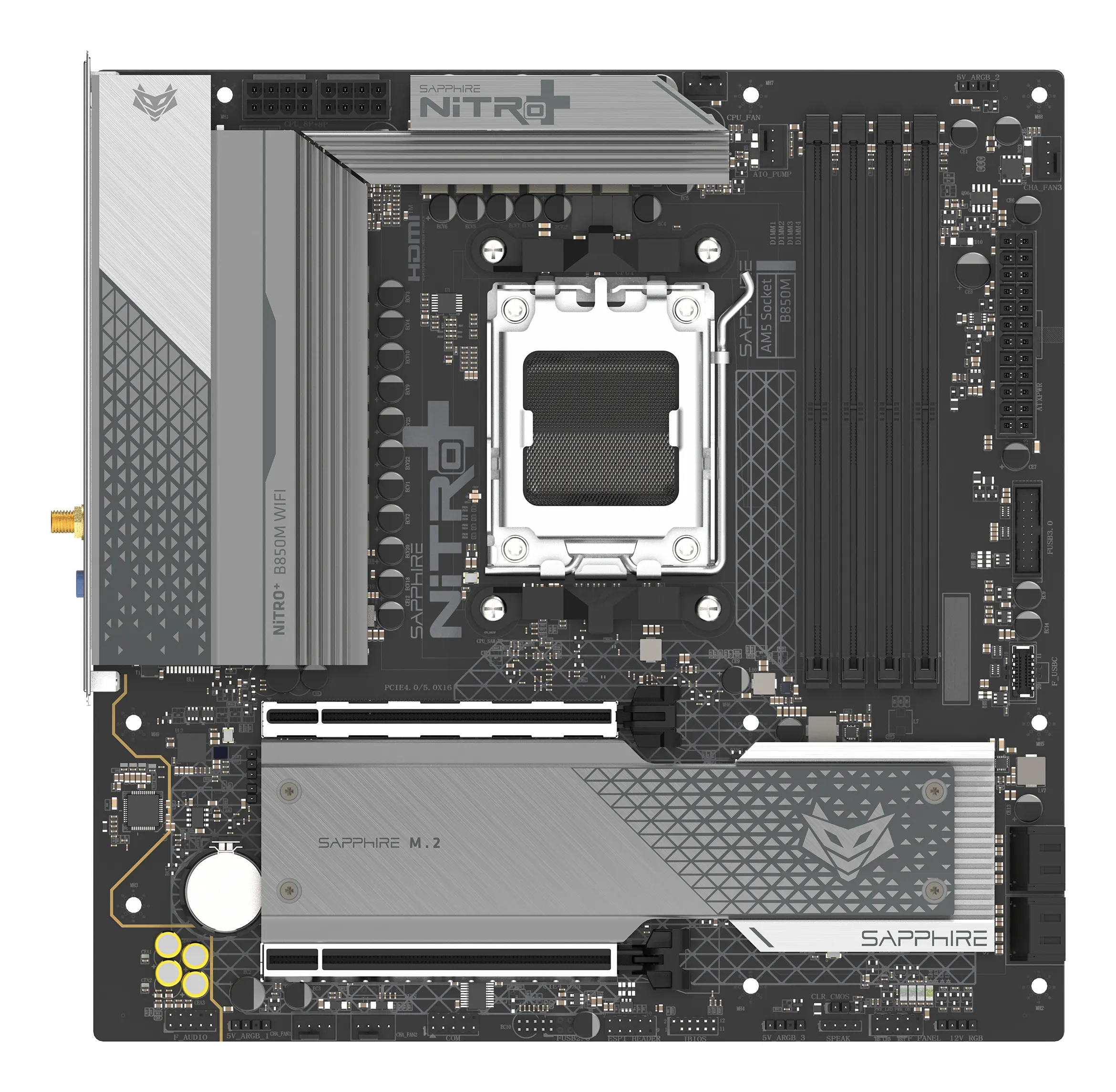 Sapphire MB NITRO+ B850M WIFI7 AMD, AM5, DDR5, mATX
