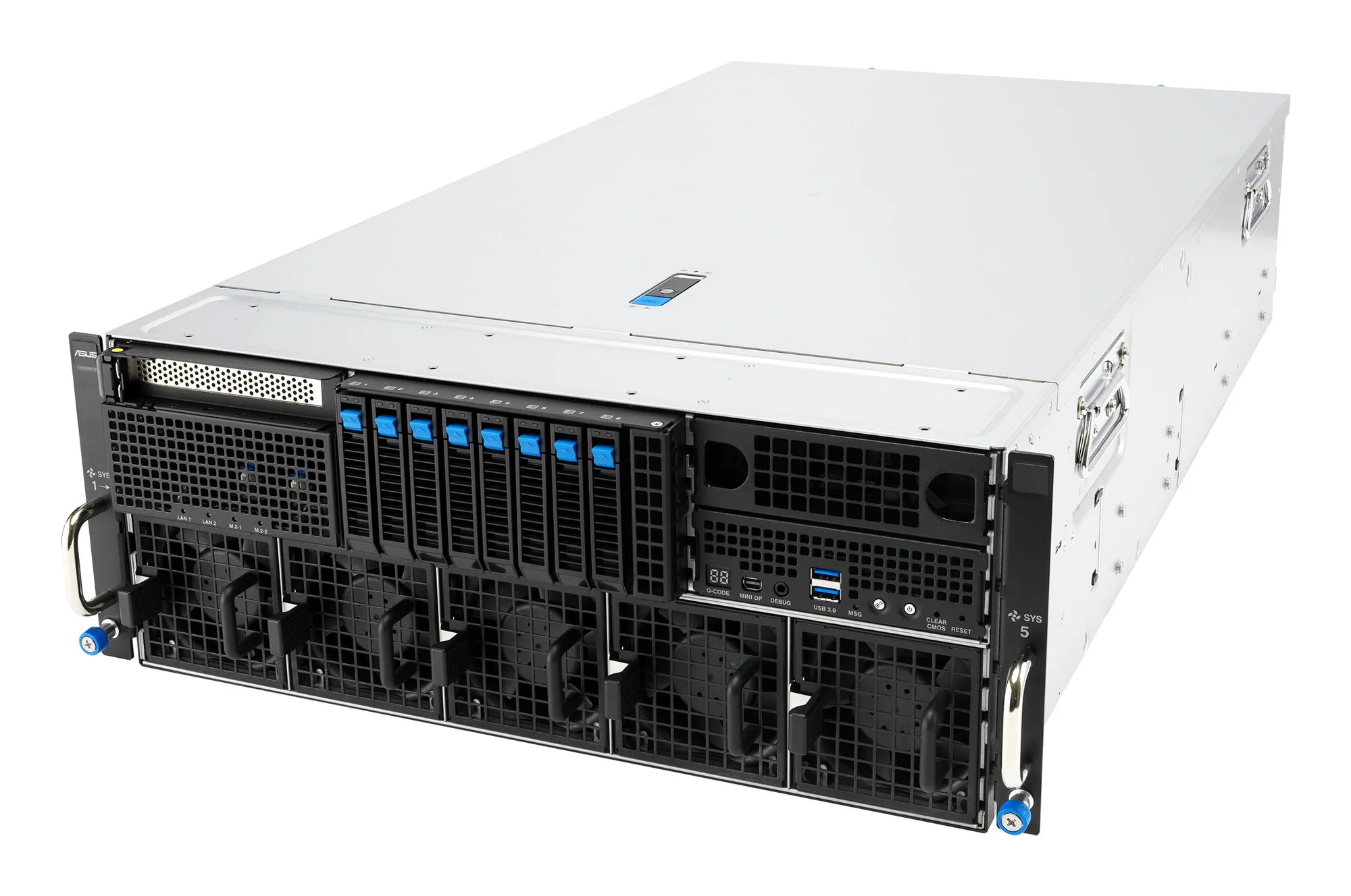 ASUS ESC8000A-E13P LGA 6096 Rack (4U) Silber, Schwarz – Bild 1