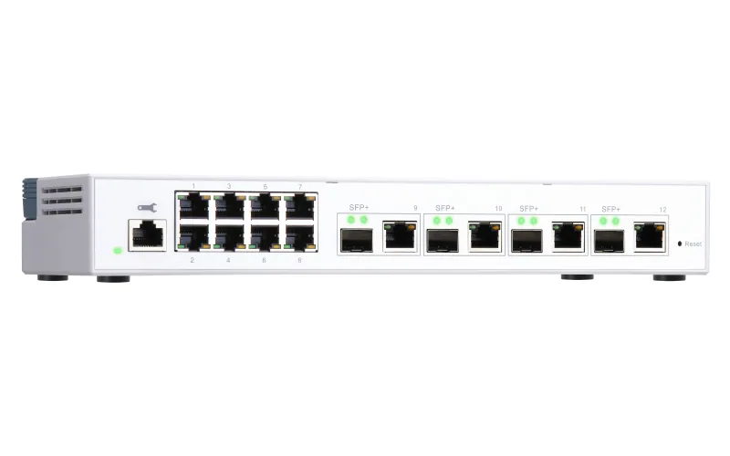 QNAP QSW-M408-4C Netzwerk-Switch Managed L2 Gigabit Ethernet (10/100/1000) Weiß – Bild 5
