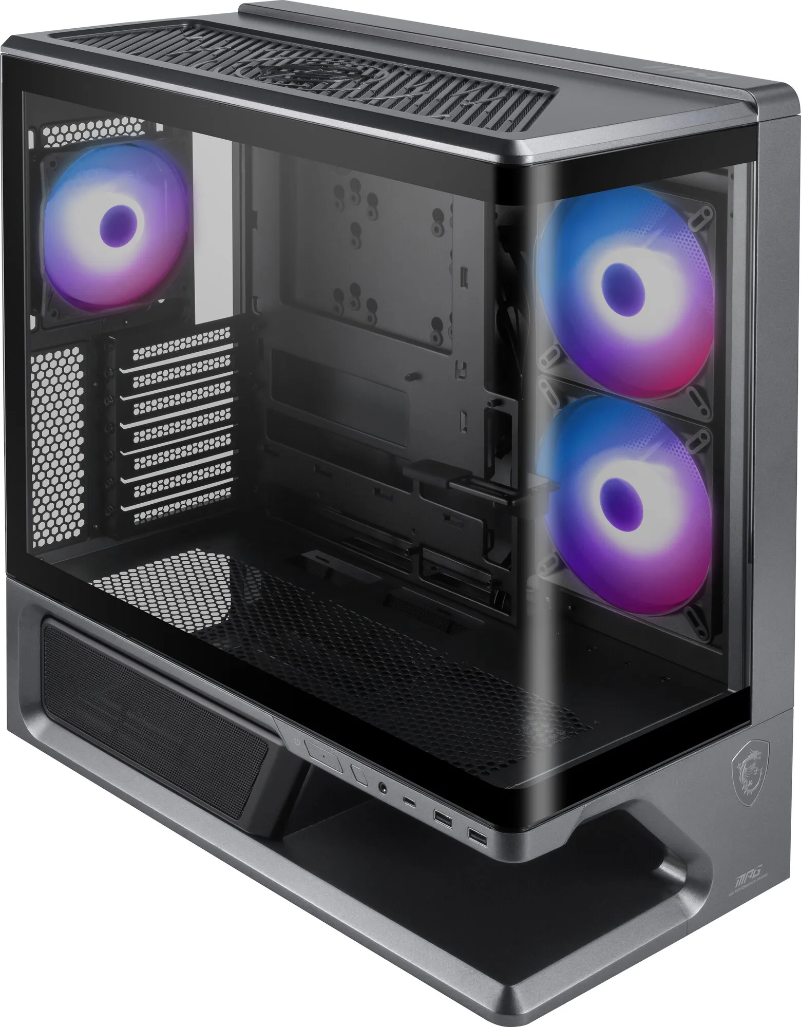 MSI MPG VIXTA 300R PZ Computer-Gehäuse Midi Tower Schwarz – Bild 4