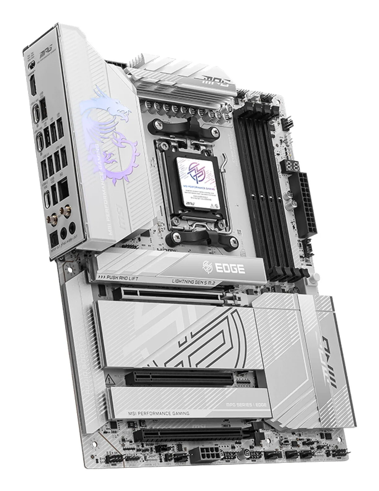 MSI MPG X870E EDGE TI WIFI Motherboard AMD X870E Sockel AM5 ATX – Bild 4