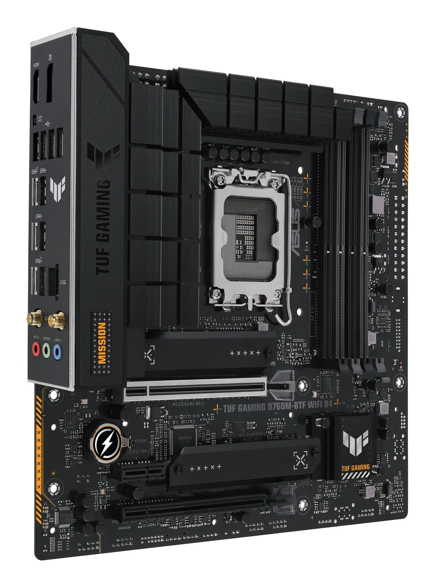 ASUS TUF GAMING B760M-BTF WIFI D4 Intel B760 LGA 1700 micro ATX – Bild 3