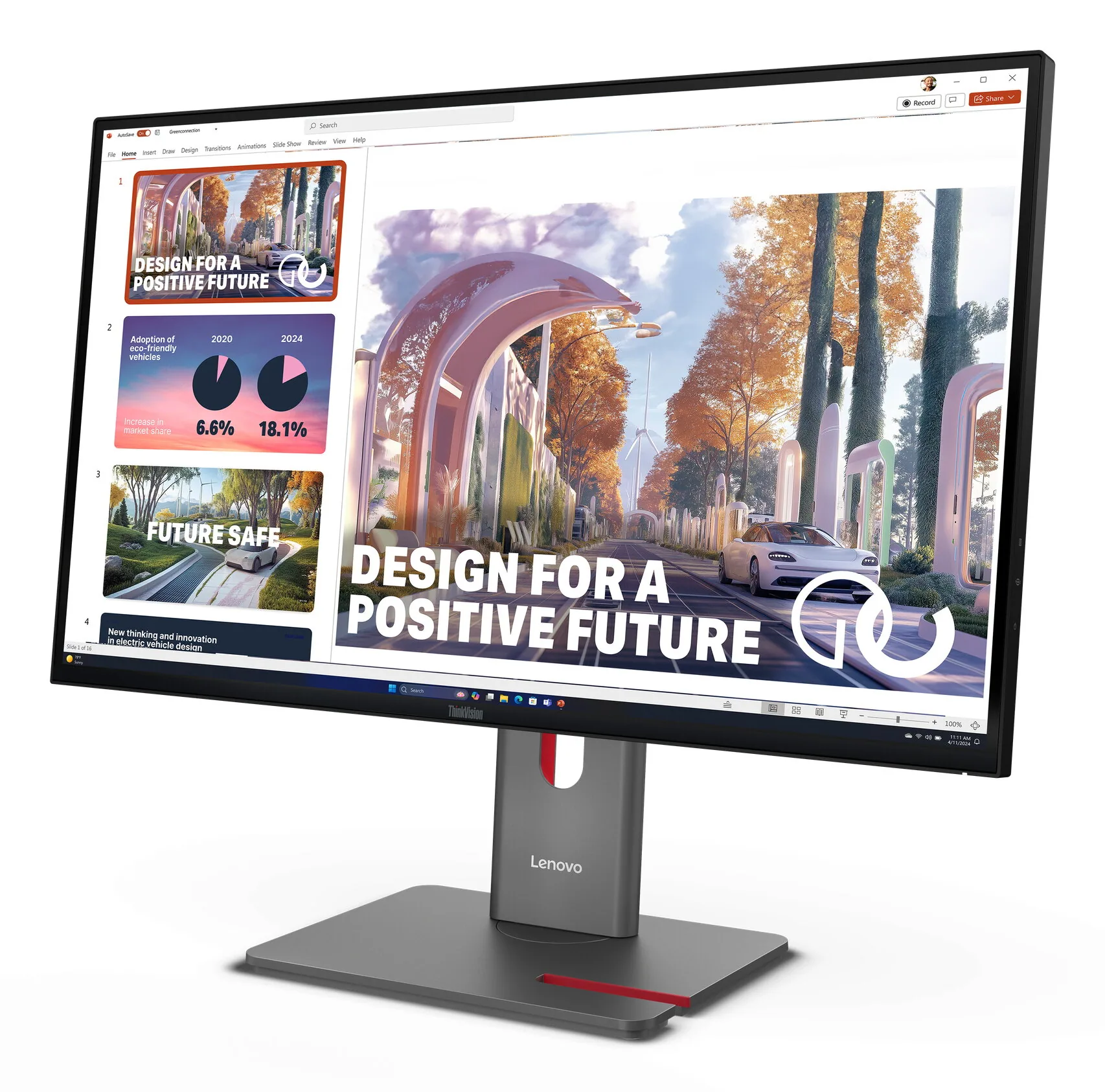 Lenovo ThinkVision P27QD-40 Monitor – Bild 4