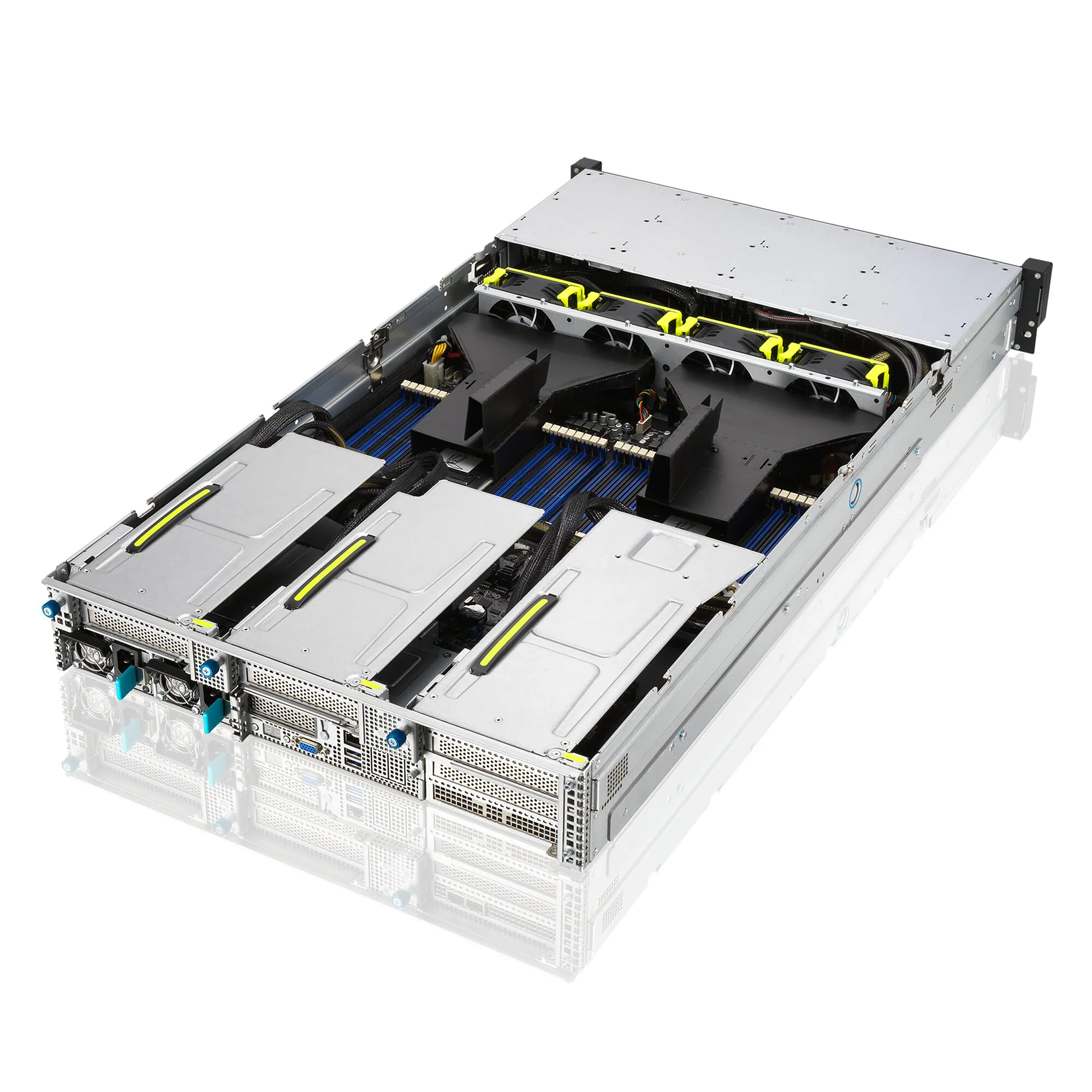 ASUS RS720-E11-RS24U Intel C741 Rack (2U) Schwarz, Silber – Bild 5