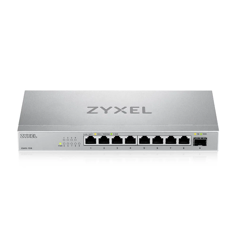 Zyxel XMG-108 Unmanaged 2.5G Ethernet (100/1000/2500) Silber – Bild 3