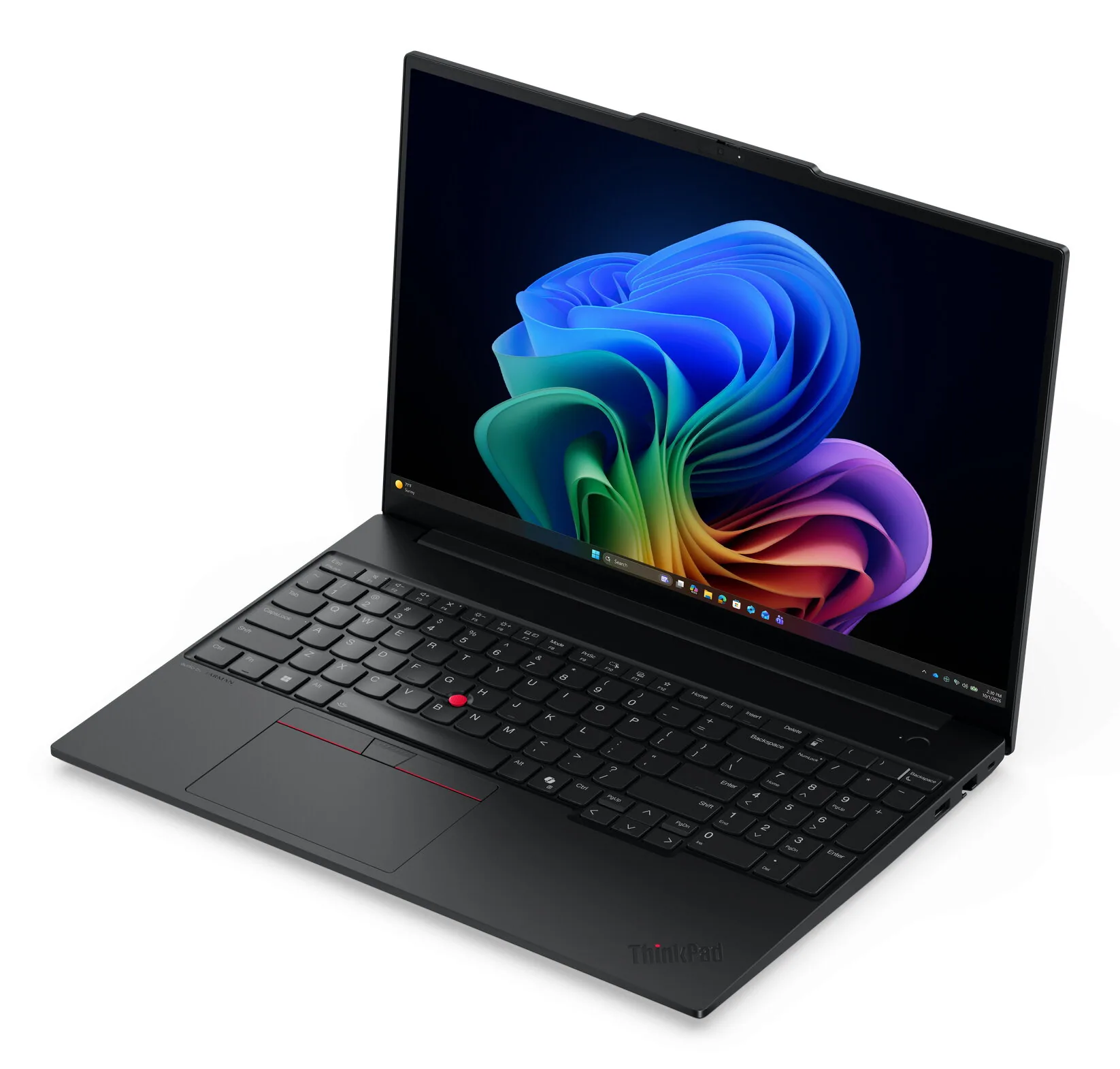 Lenovo ThinkPad E16 Gen 4 (AMD) Copilot+ PC AMD Ryzen AI 7 445 Laptop 40,6 cm (16") WUXGA 24 GB DDR5-SDRAM 512 GB SSD Wi-Fi 7 (802.11be) Windows 11 Pro Schwarz Deutsch – Bild 6