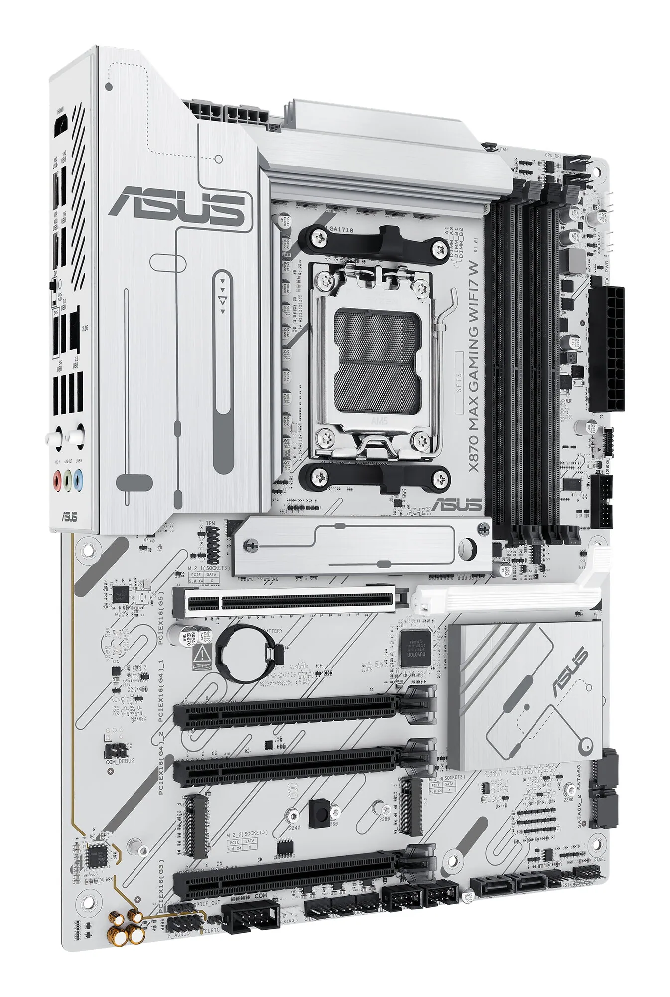 ASUS X870 MAX GAMING WIFI7 W AMD X870 Sockel AM5 ATX – Bild 2