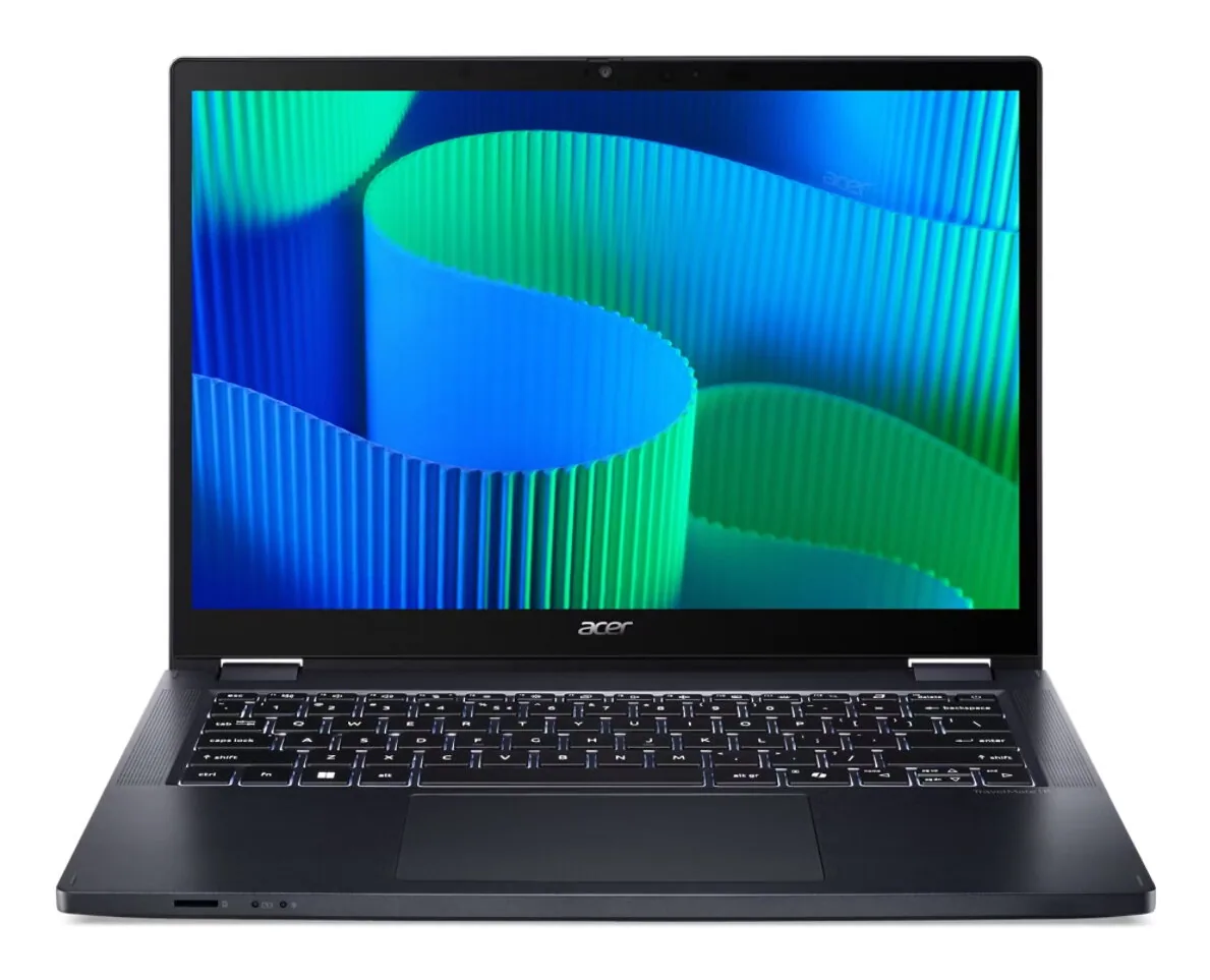 Acer TravelMate TMP414RN-54-TCO-74CP Intel Core Ultra 7 155U Hybrid (2-in-1) 35,6 cm (14") Touchscreen WUXGA 16 GB DDR5-SDRAM 512 GB SSD Wi-Fi 6E (802.11ax) Windows 11 Pro Blau – Bild 2