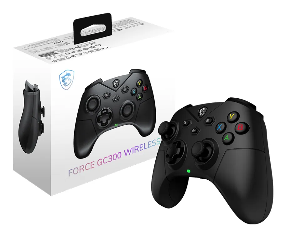 MSI FORCE GC300 WIRELESS Schwarz USB 2.0 Gamepad Analog PC – Bild 4