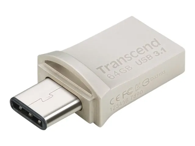 Transcend USB-Stick JetFlash 890 USB3.1 Typ-C/A