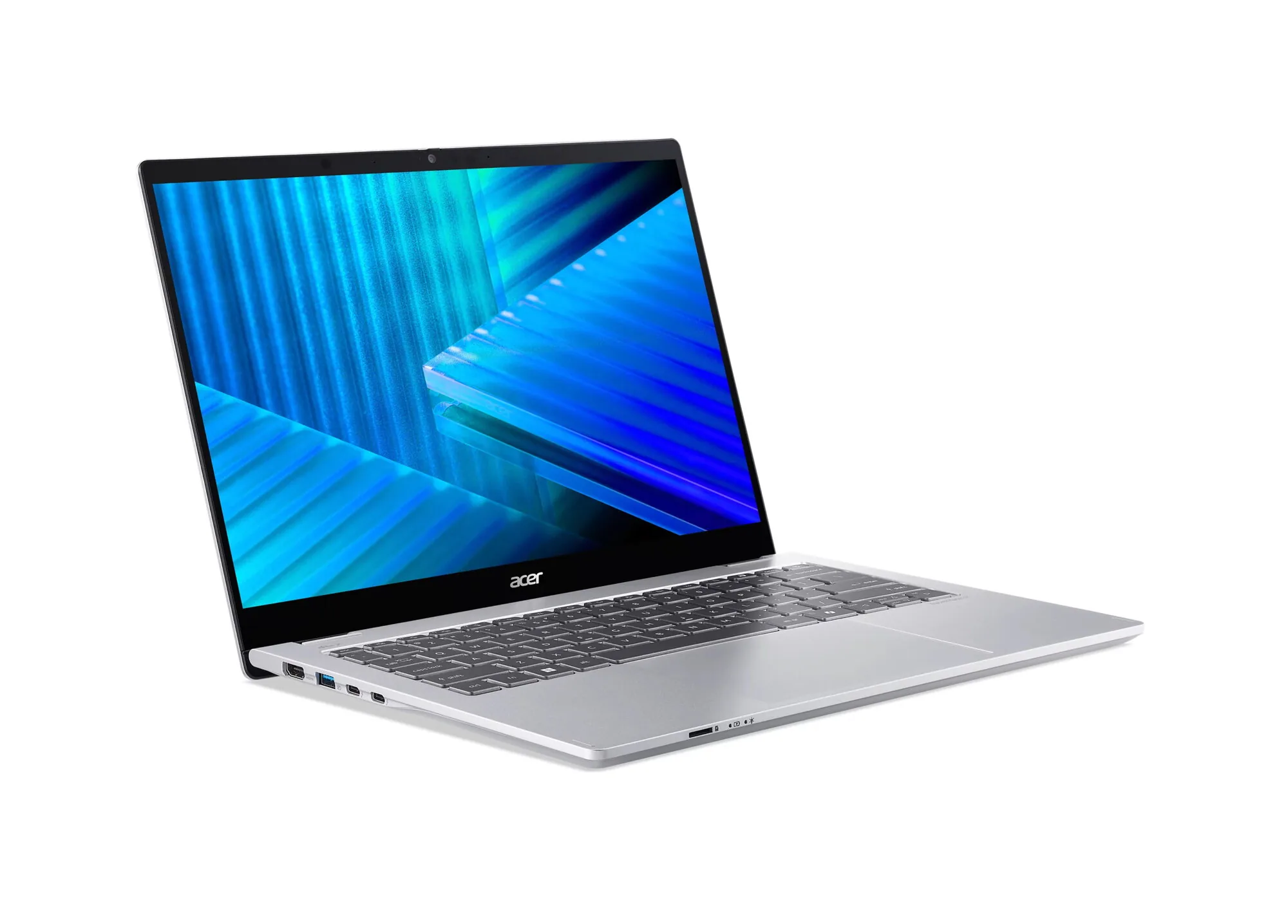 Acer TravelMate P4 Spin 14 AI TMP414RN-56-TCO-578L Intel Core Ultra 5 325 Hybrid (2-in-1) 35,6 cm (14") Touchscreen WUXGA 16 GB DDR5-SDRAM 512 GB SSD Wi-Fi 7 (802.11be) Windows 11 Pro Silber – Bild 3