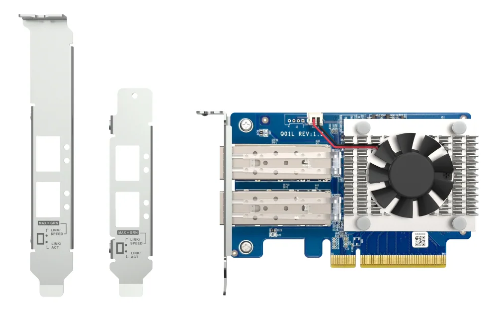 QNAP Dual-Port 10 GbE SFP+ Netzwerkerweiterungskarte – Bild 3