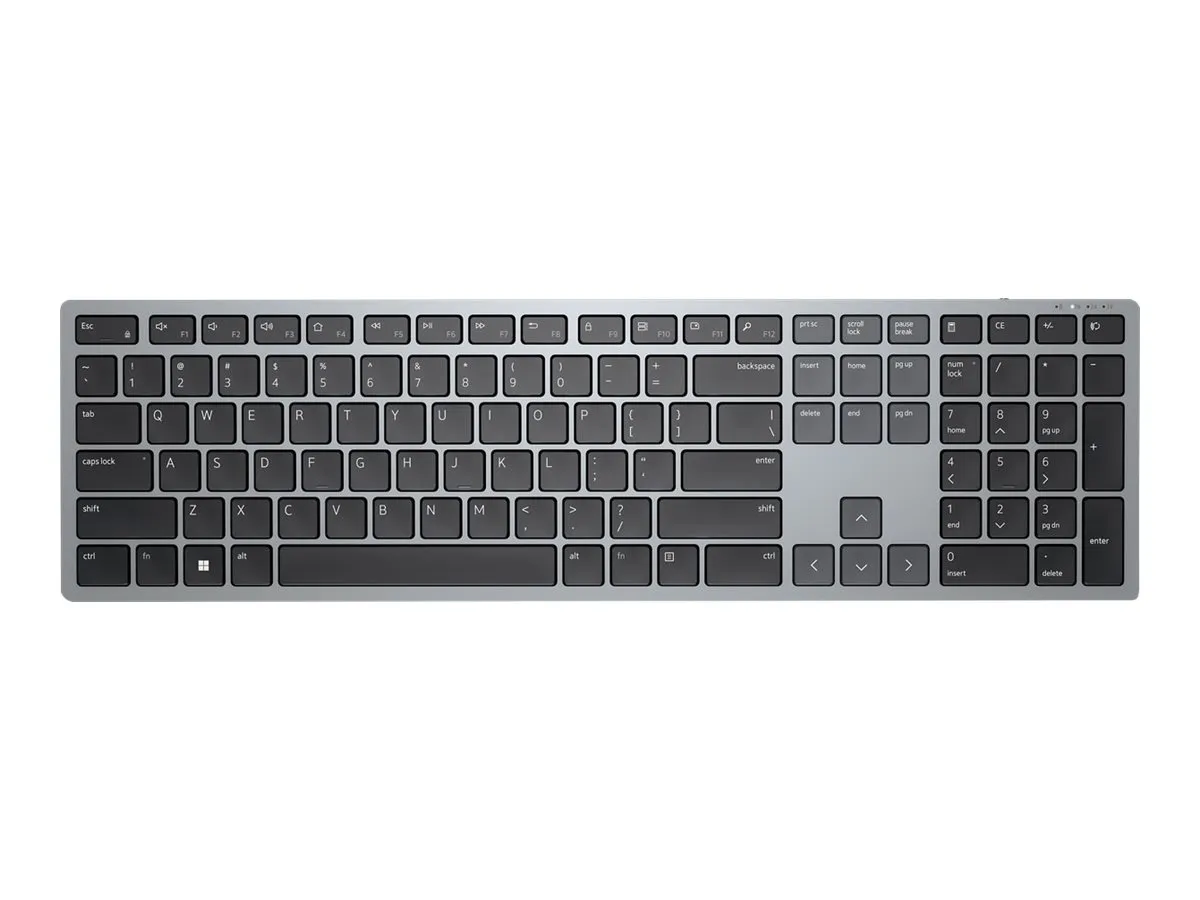 Dell Tastatur KB700 Funk 2.4GHz/BT5.0 QWERTY Grau