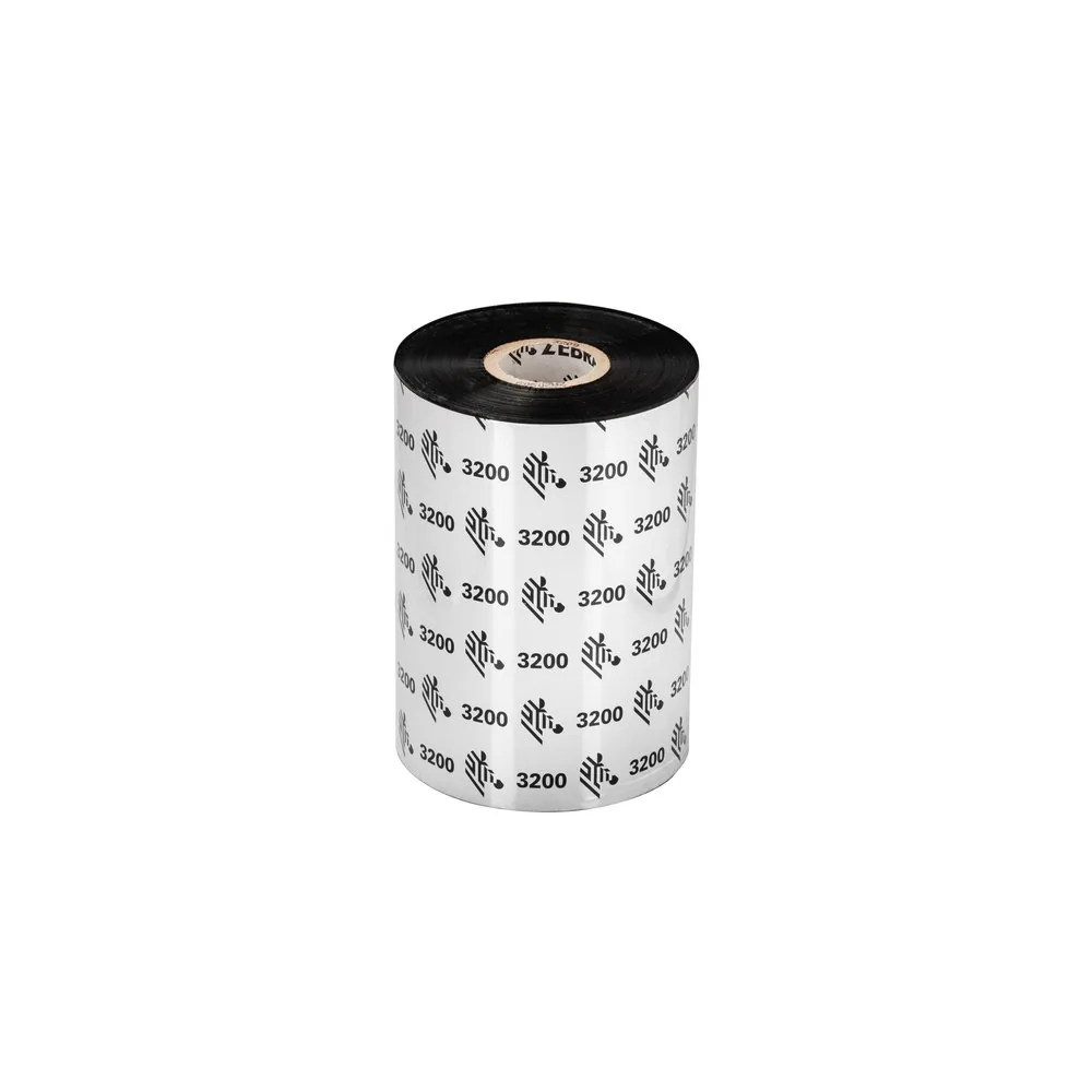 Zebra 3200 Wax/Resin Thermoband 450 m Schwarz – Bild 1