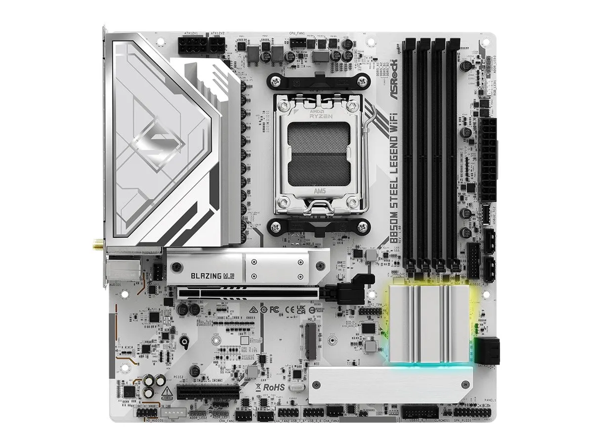 ASRock B850M Steel Legend WiFi AM5 mATX HDMI/DP DDR5