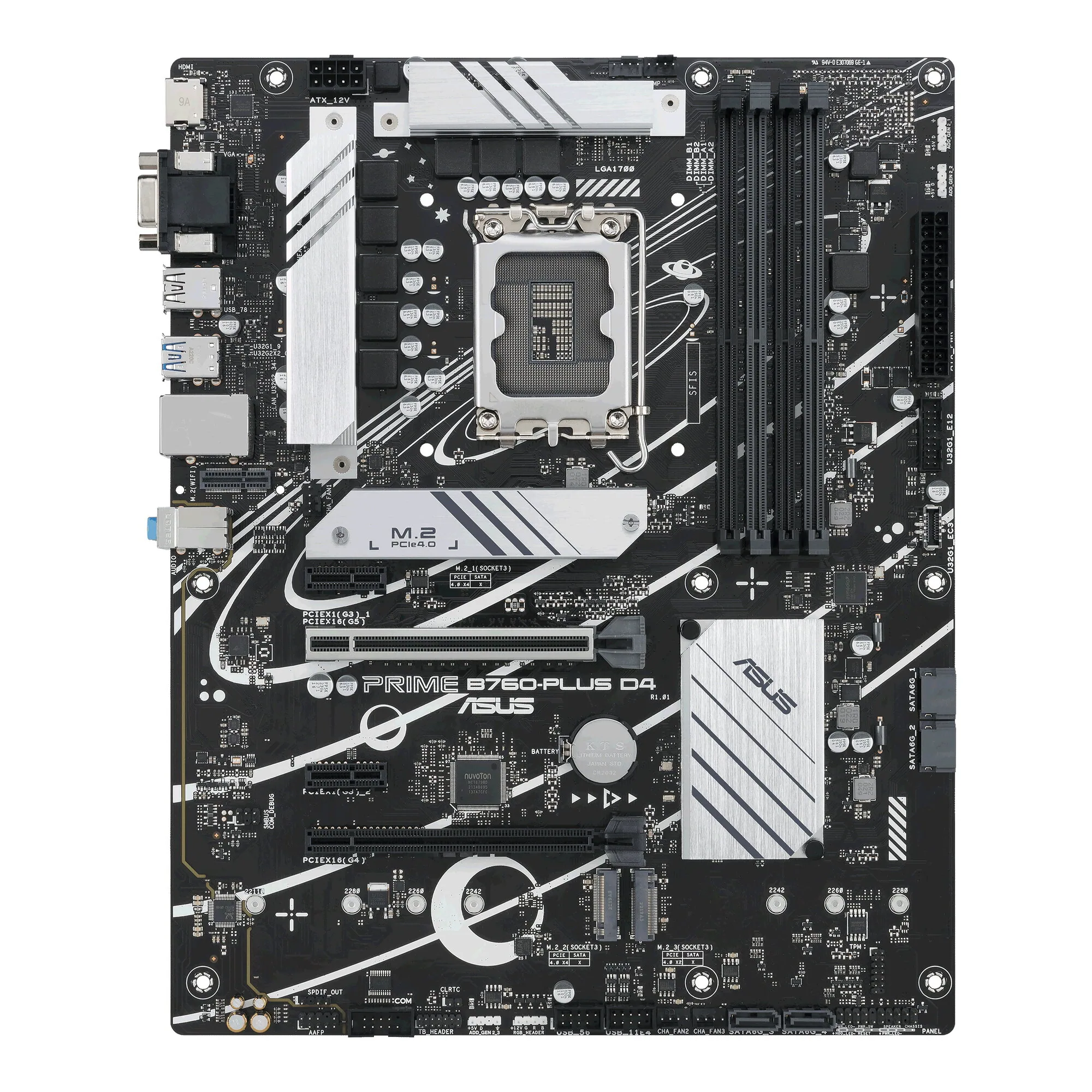 ASUS PRIME B760-PLUS D4 Intel B760 LGA 1700 ATX – Bild 1
