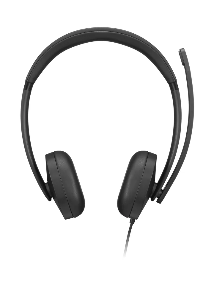 Lenovo VoIP Headset 5000 Kopfhörer Kabelgebunden Kopfband Büro/Callcenter USB Typ-C Schwarz – Bild 1