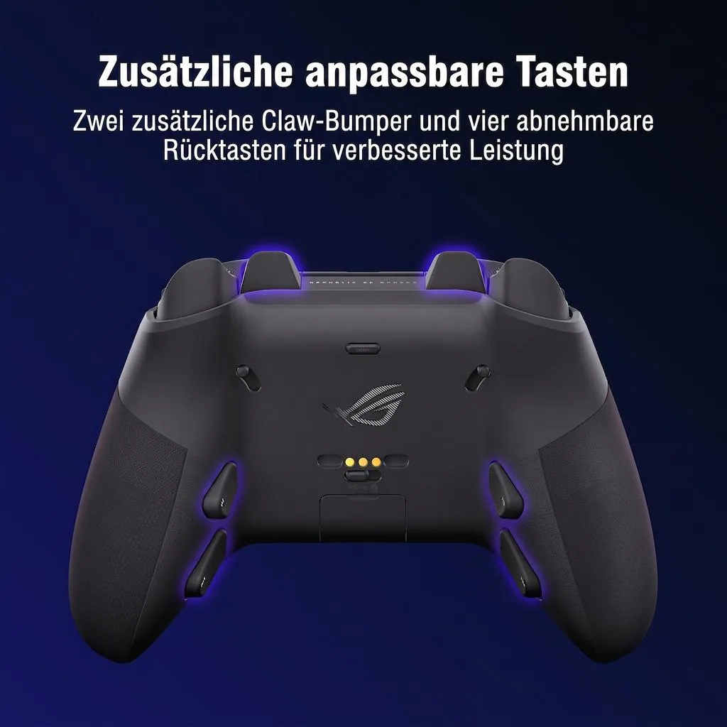 ASUS ROG Raikiri II Pro PC Controller Schwarz Bluetooth/RF/USB Gamepad Analog / Digital – Bild 5