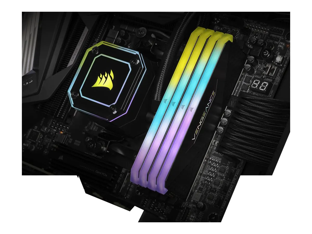 Corsair Vengeance RGB DDR4-3200 CL16 32 GB Kit (2x 16 GB) (CMN32GX4M2Z3200C16)