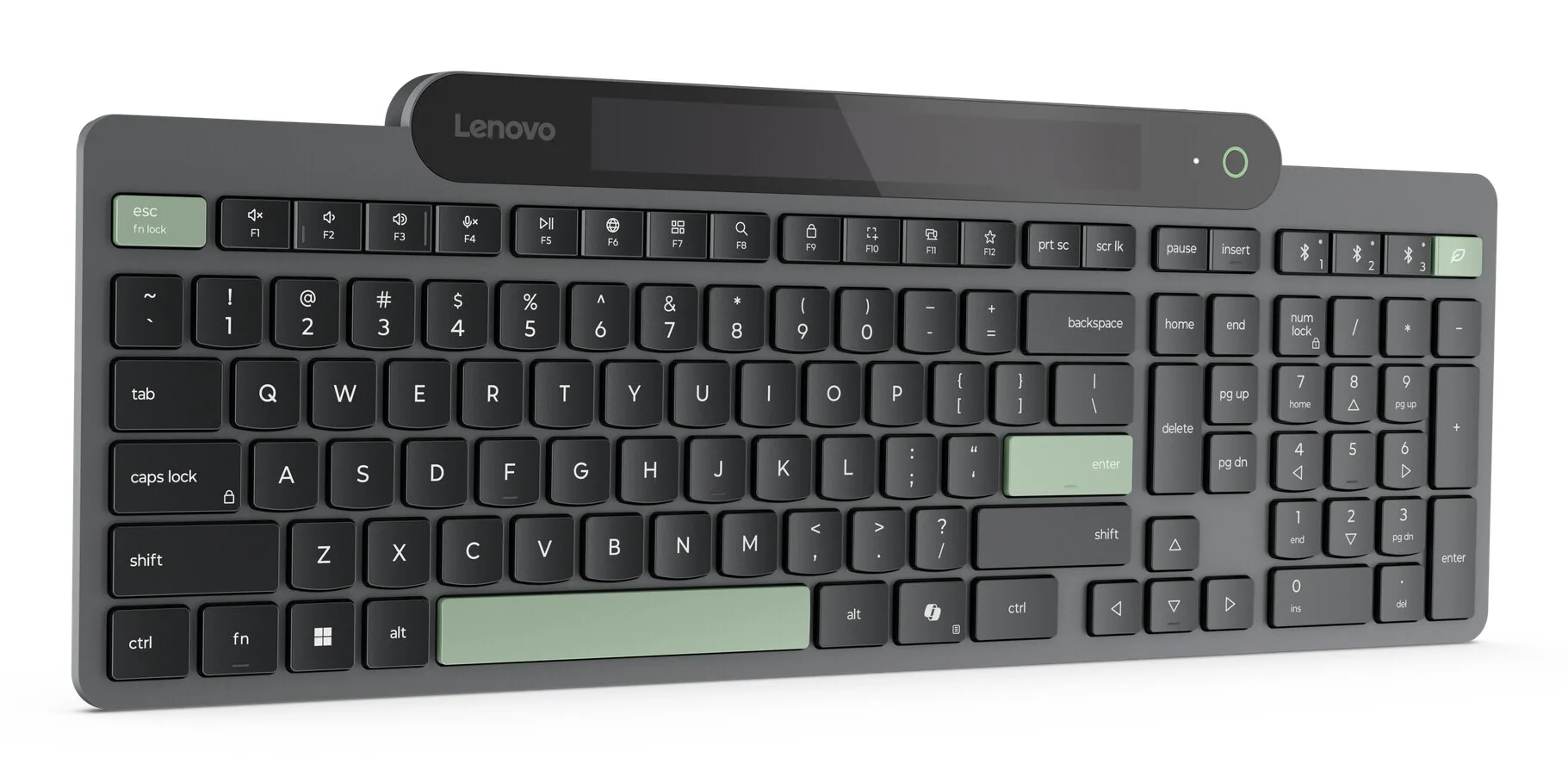Lenovo 4Y41R69490 Tastatur Heimbüro Bluetooth Deutsch Schwarz, Grün – Bild 5