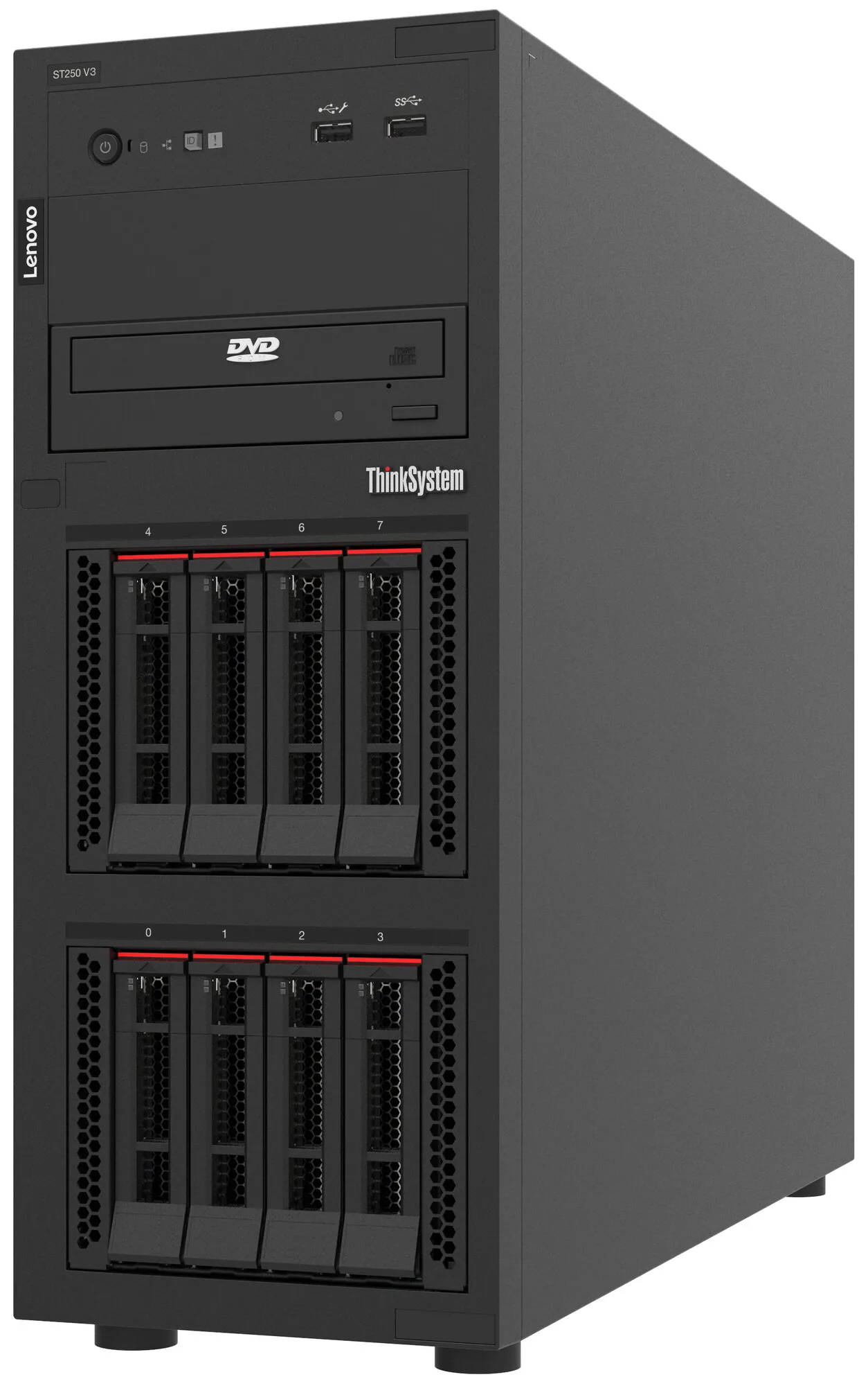Lenovo ThinkSystem ST250 V3 Server Tower Intel® Xeon® 6315P 2,8 GHz 16 GB DDR5-SDRAM 800 W – Bild 2