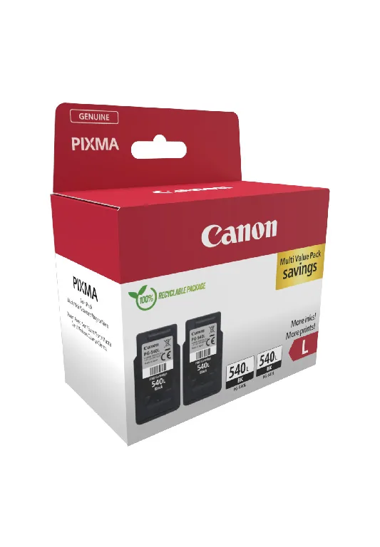 Canon PG-540L Druckerpatrone 2 Stück(e) Original High (L) Yield Schwarz – Bild 2