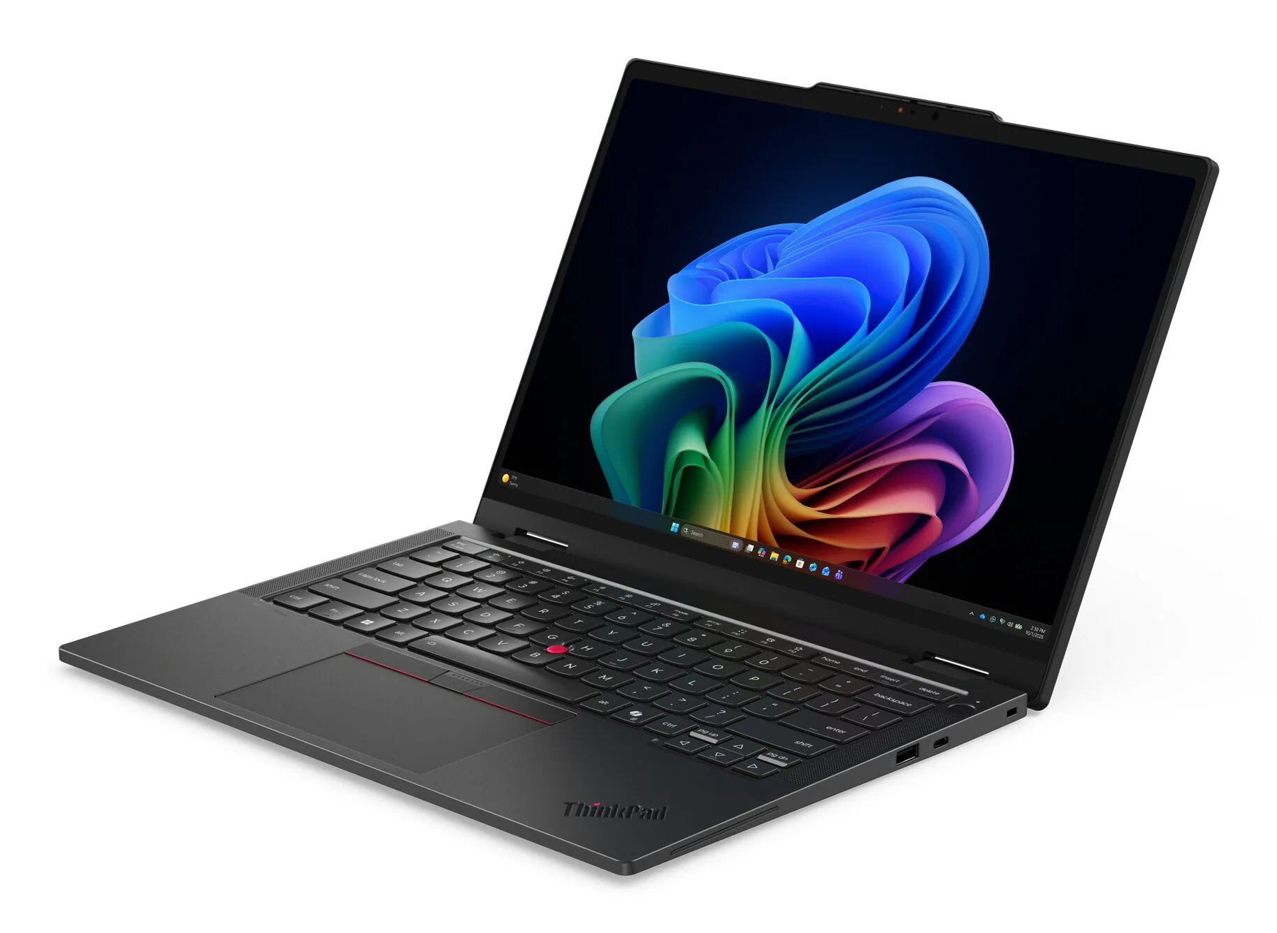 Lenovo ThinkPad T14s 2-in-1 Gen 2 Copilot+ PC Intel Core Ultra 7 355 Hybrid (2-in-1) 35,6 cm (14") Touchscreen WUXGA 32 GB LPDDR5x-SDRAM 1 TB SSD Wi-Fi 7 (802.11be) Windows 11 Pro Schwarz Deutsch – Bild 3