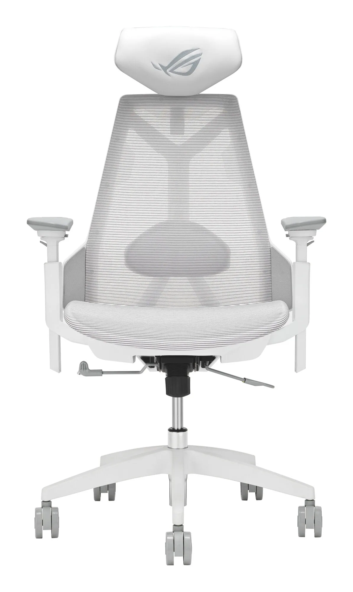 ASUS ROG Destrier Ergo Core White PC-Gamingstuhl Netz-Sitz Weiß – Bild 1