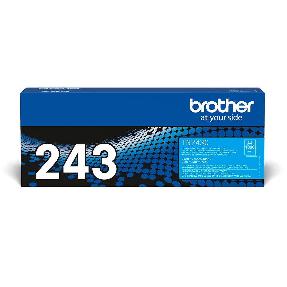 Brother TN-243C Tonerkartusche 1 Stück(e) Original Cyan – Bild 1