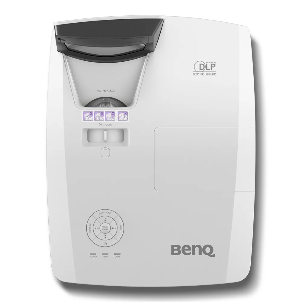 BenQ MH856UST+ Ultra-Short-Throw-Projektor 3500 ANSI Lumen DLP 1080p (1920x1080) 3D Schwarz, Weiß – Bild 4