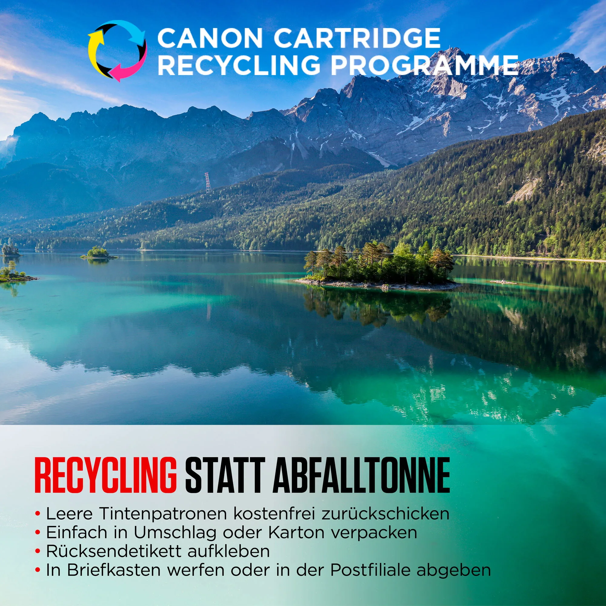 Canon PG-585XL/CL-586 PVP Druckerpatrone 2 Stück(e) Original Hohe (XL-) Ausbeute Schwarz, Cyan, Magenta, Gelb – Bild 2