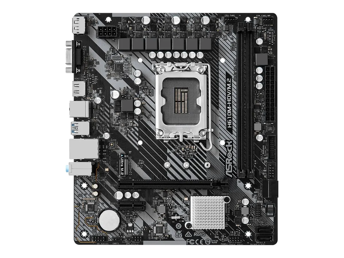 ASRock H610M-HDV/M.2 R2.0 1700 mATX HDMI/DP/D-Sub DDR4
