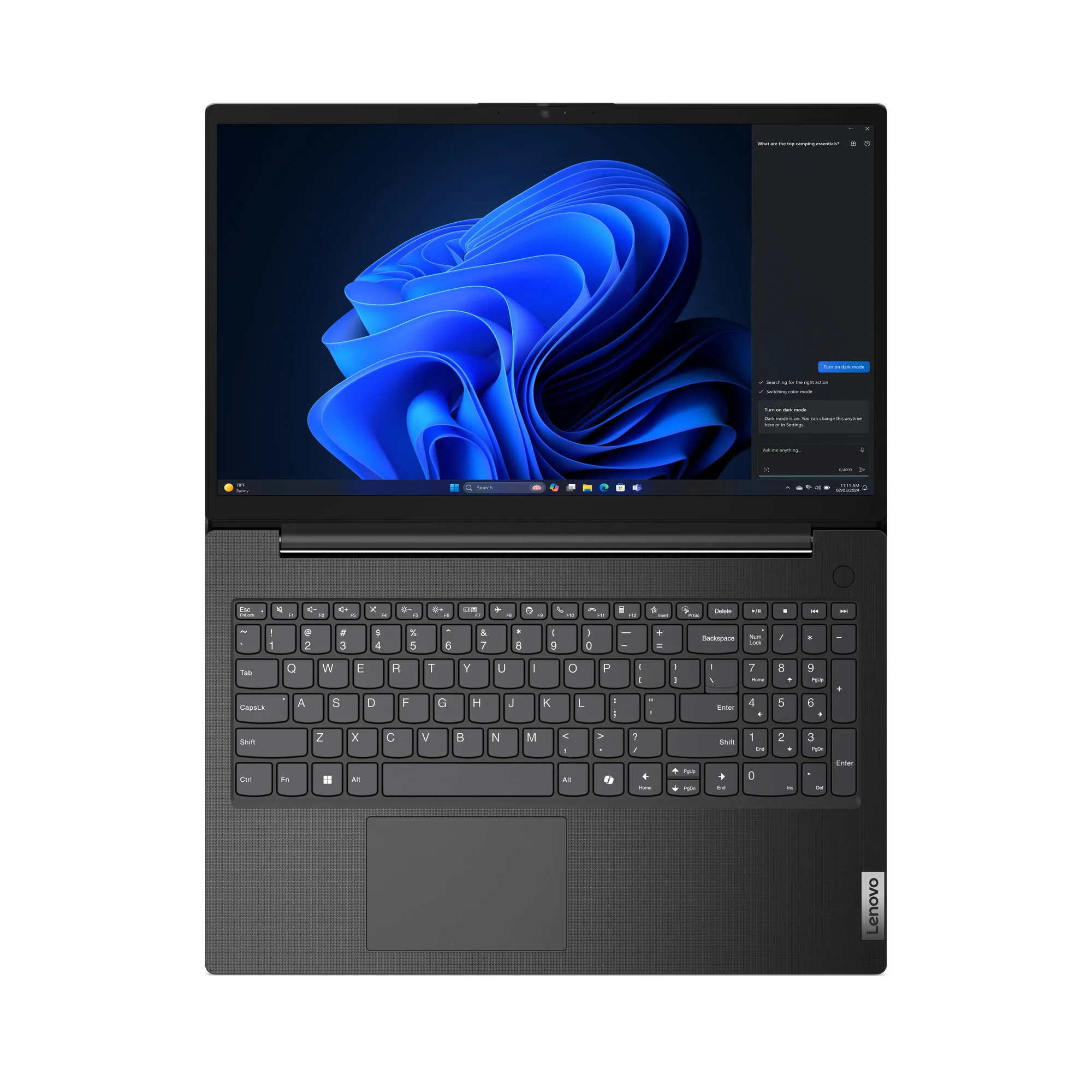 Lenovo V15 G5 IRL Intel® Core™ i5 i5-13420H Laptop 39,6 cm (15.6") Full HD 16 GB DDR5-SDRAM 512 GB SSD Wi-Fi 6 (802.11ax) Windows 11 Pro Schwarz Deutsch – Bild 7