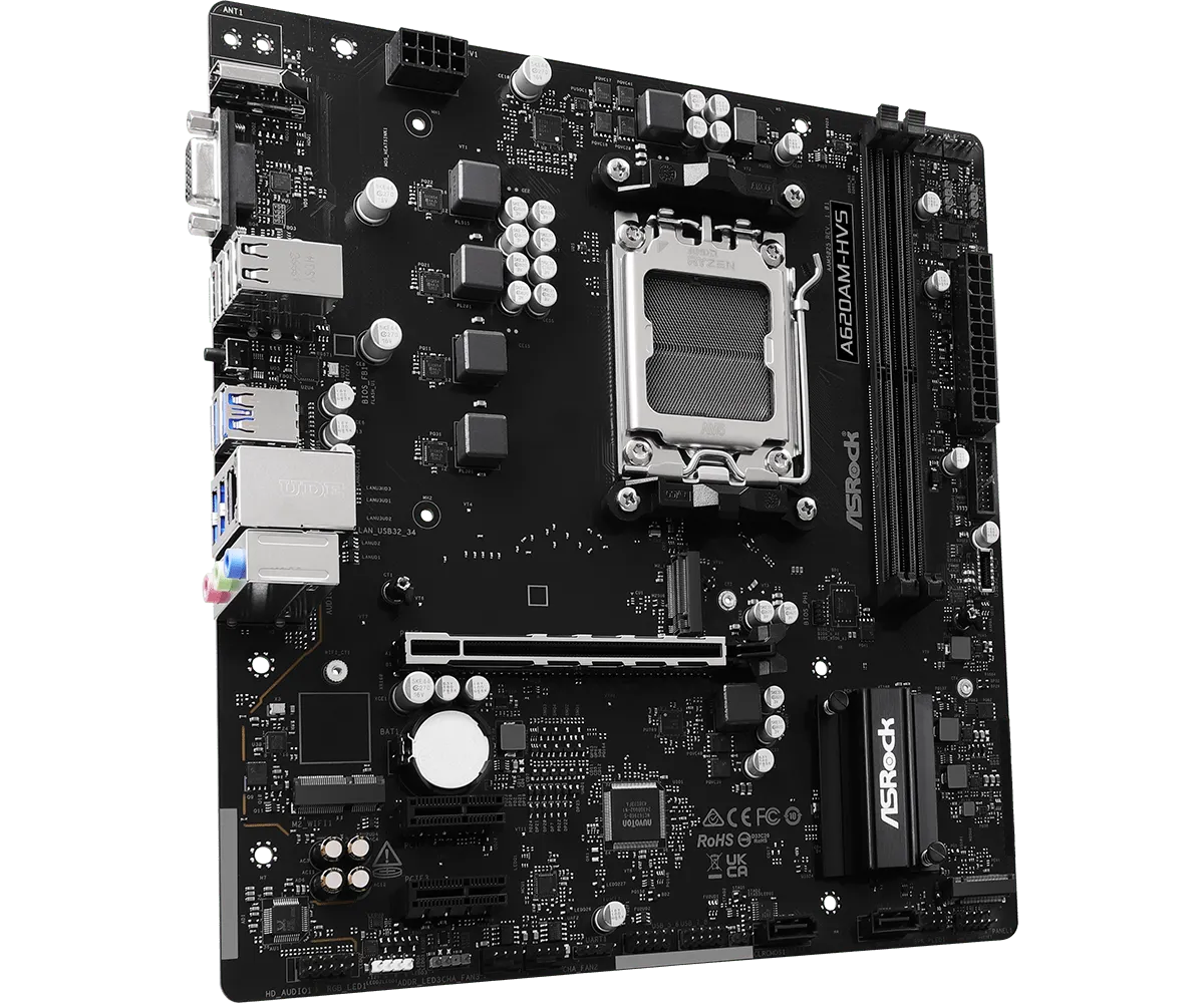 ASRock A620AM-HVS AM5 mATX HDMI DDR5