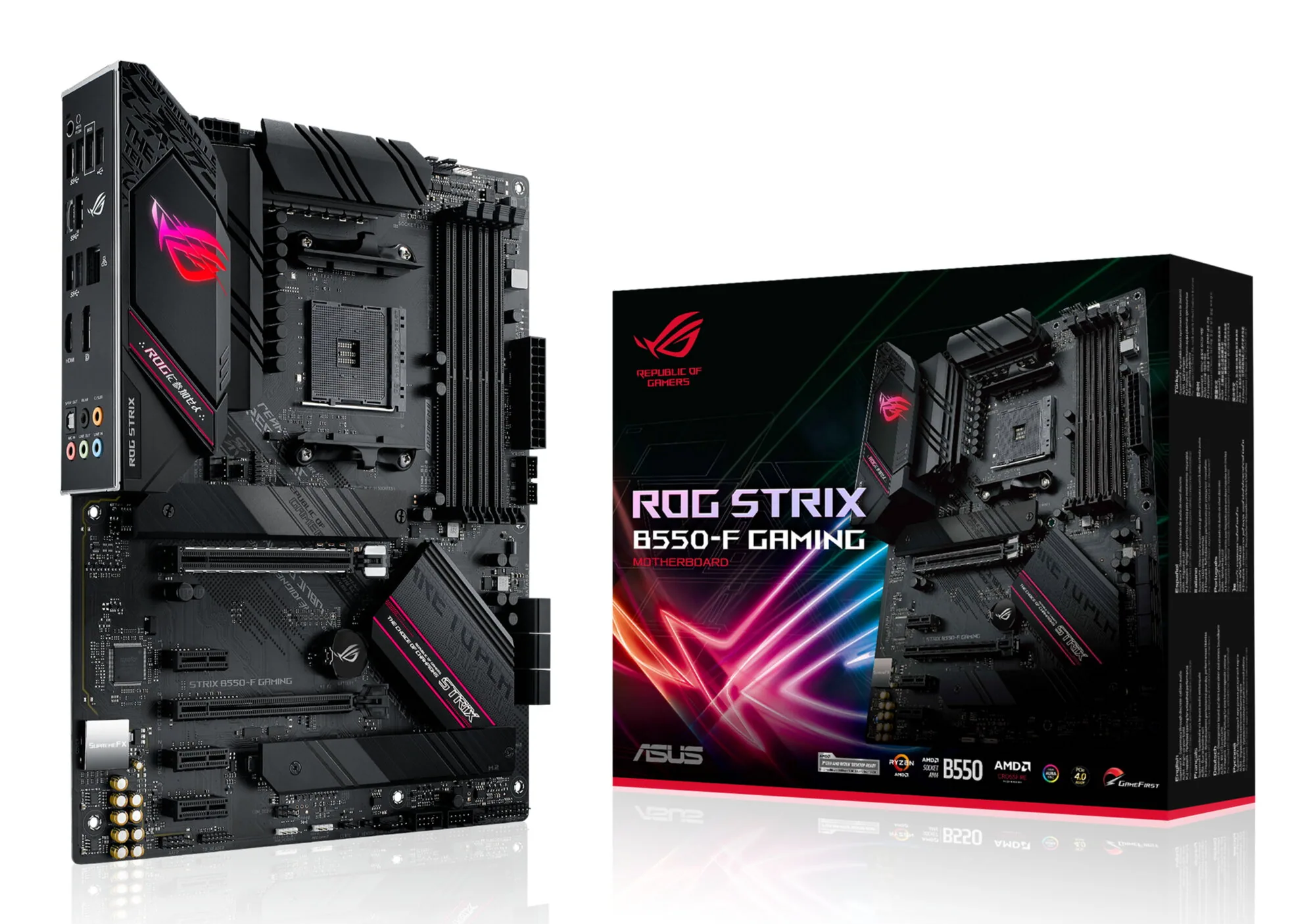 ASUS ROG STRIX B550-F GAMING AMD B550 Sockel AM4 ATX – Bild 1