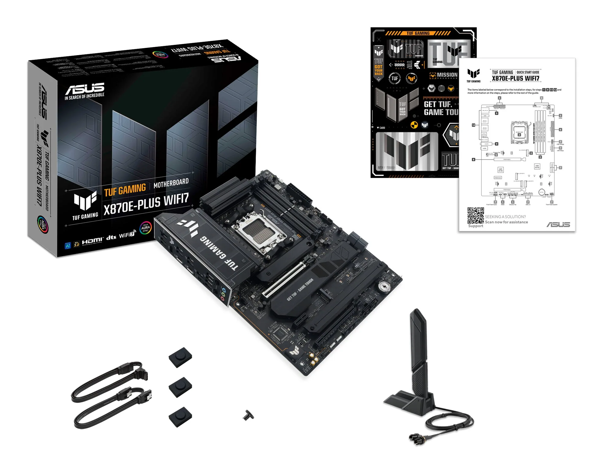 ASUS TUF GAMING X870E-PLUS WIFI7 AMD X870E Sockel AM5 ATX – Bild 5