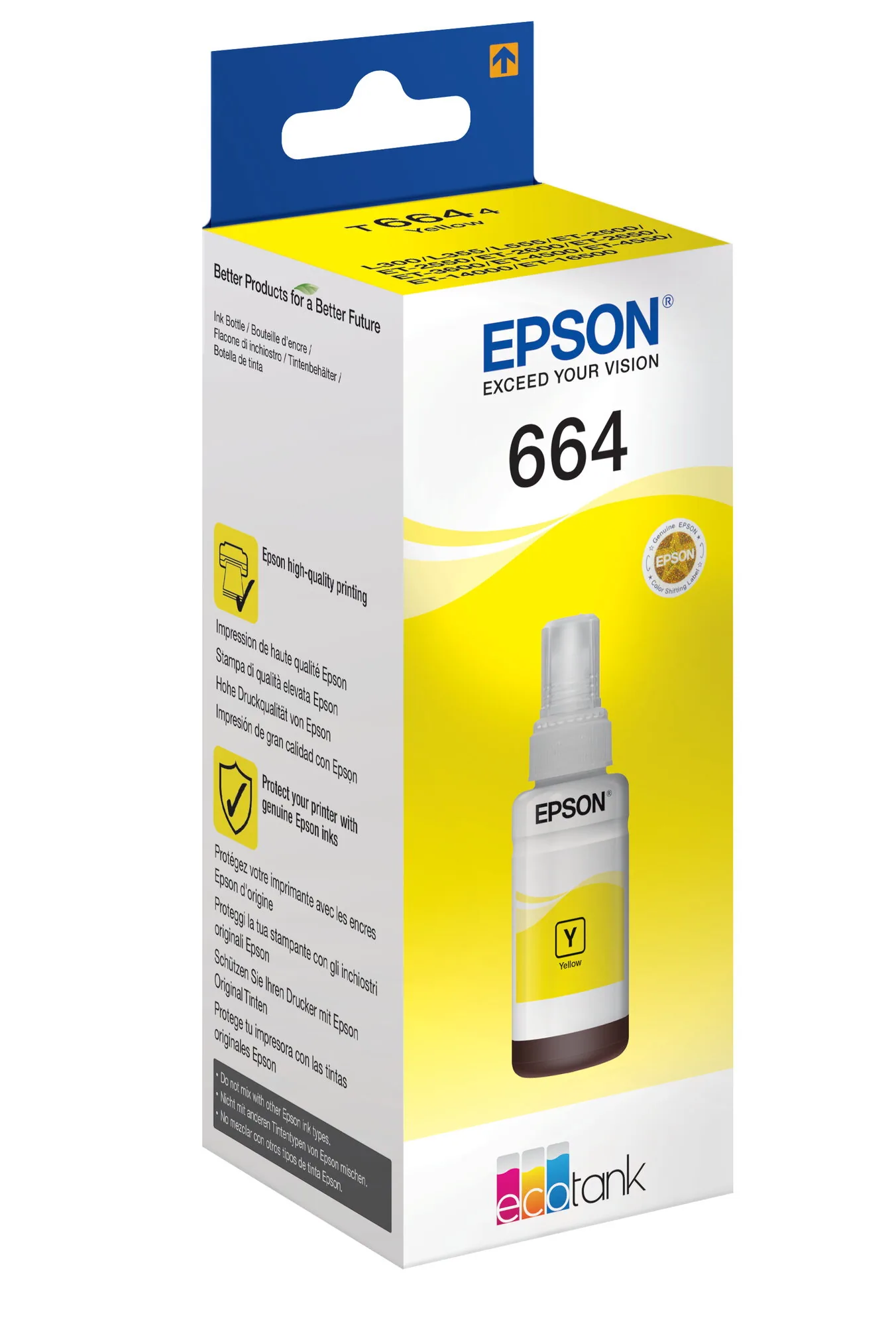 Epson 664 EcoTank-Tintenflasche in Gelb – Bild 5