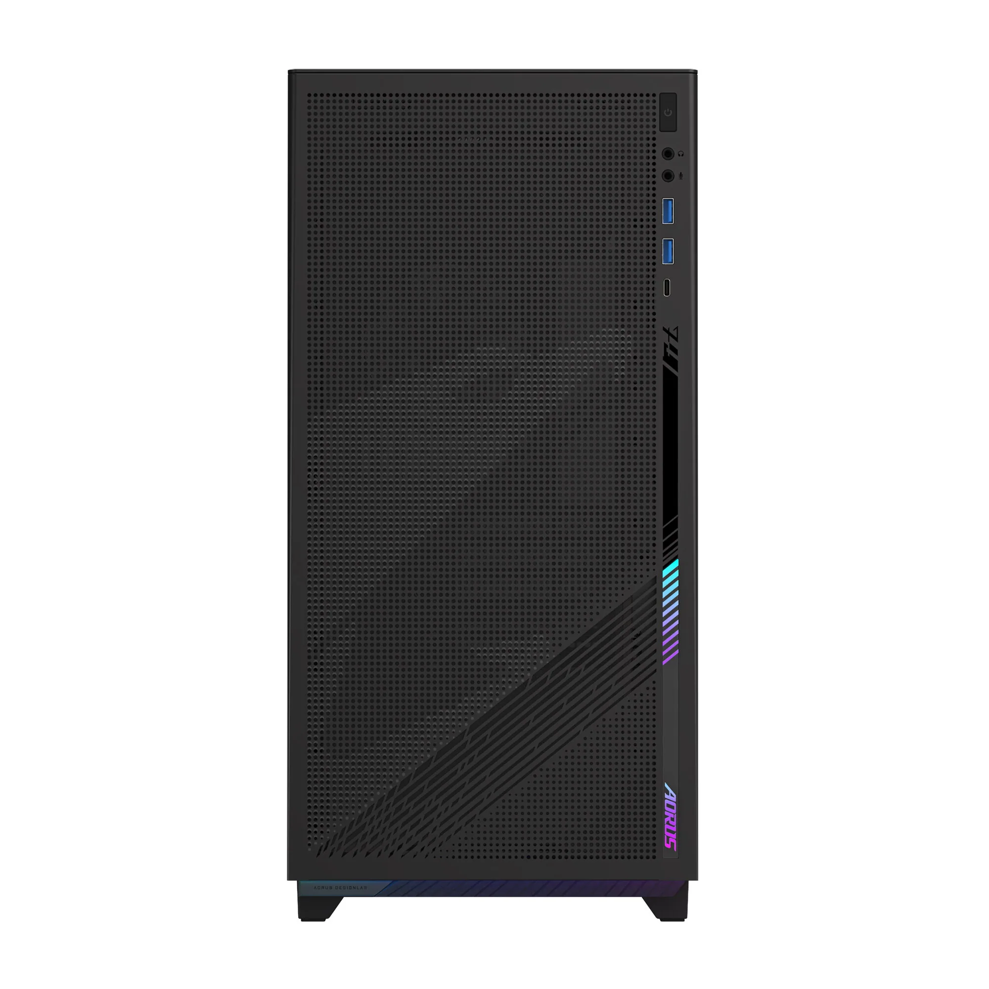 GIGABYTE C400 Midi Tower Schwarz – Bild 5