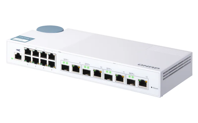 QNAP QSW-M408-4C Netzwerk-Switch Managed L2 Gigabit Ethernet (10/100/1000) Weiß – Bild 3