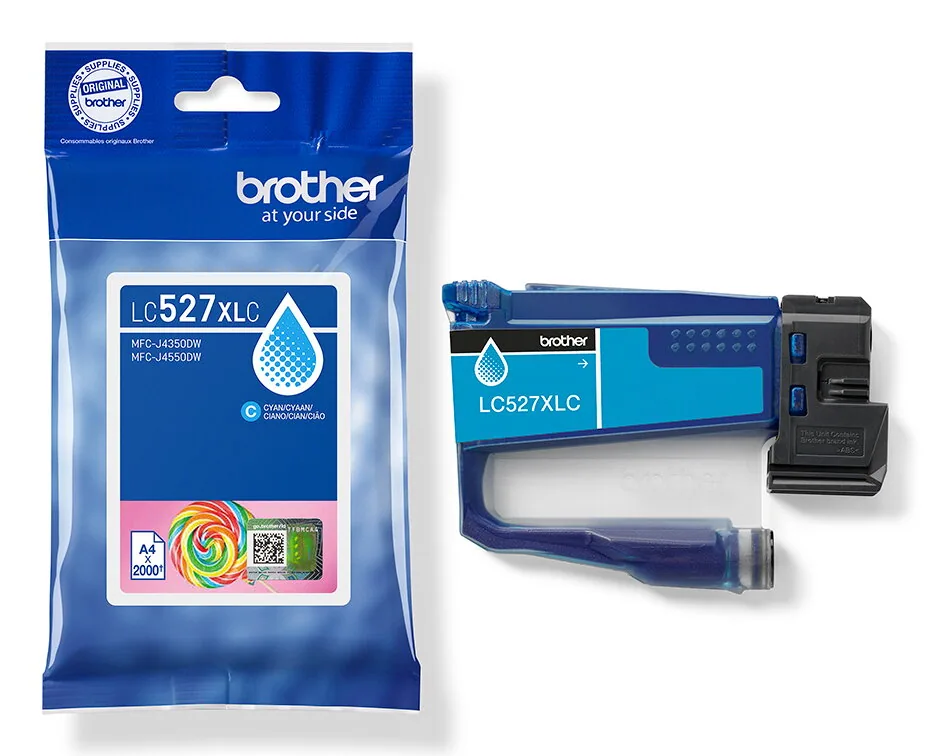Brother LC527XLC Druckerpatrone 1 Stück(e) Original Hohe (XL-) Ausbeute Cyan – Bild 1