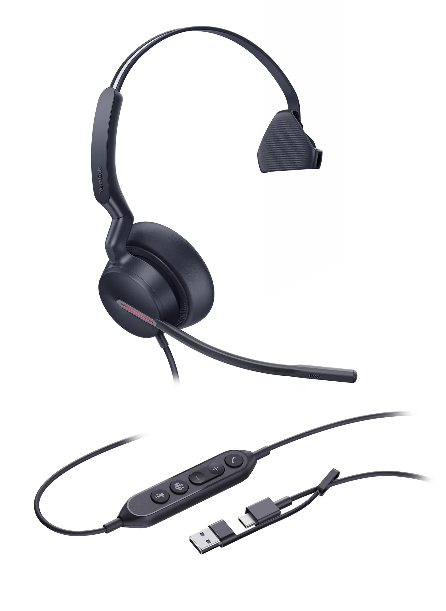 Yealink UH46 Mono Teams USB-C/A Headset – Bild 2